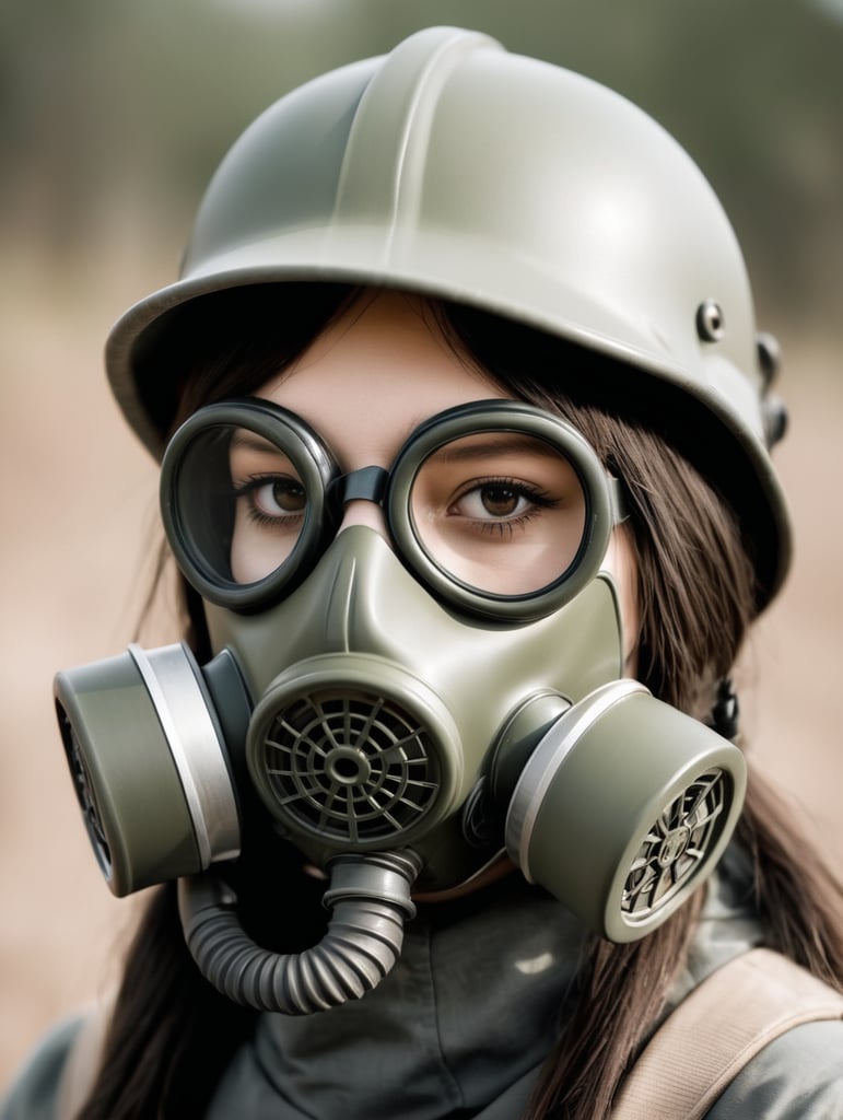 Gas mask girl