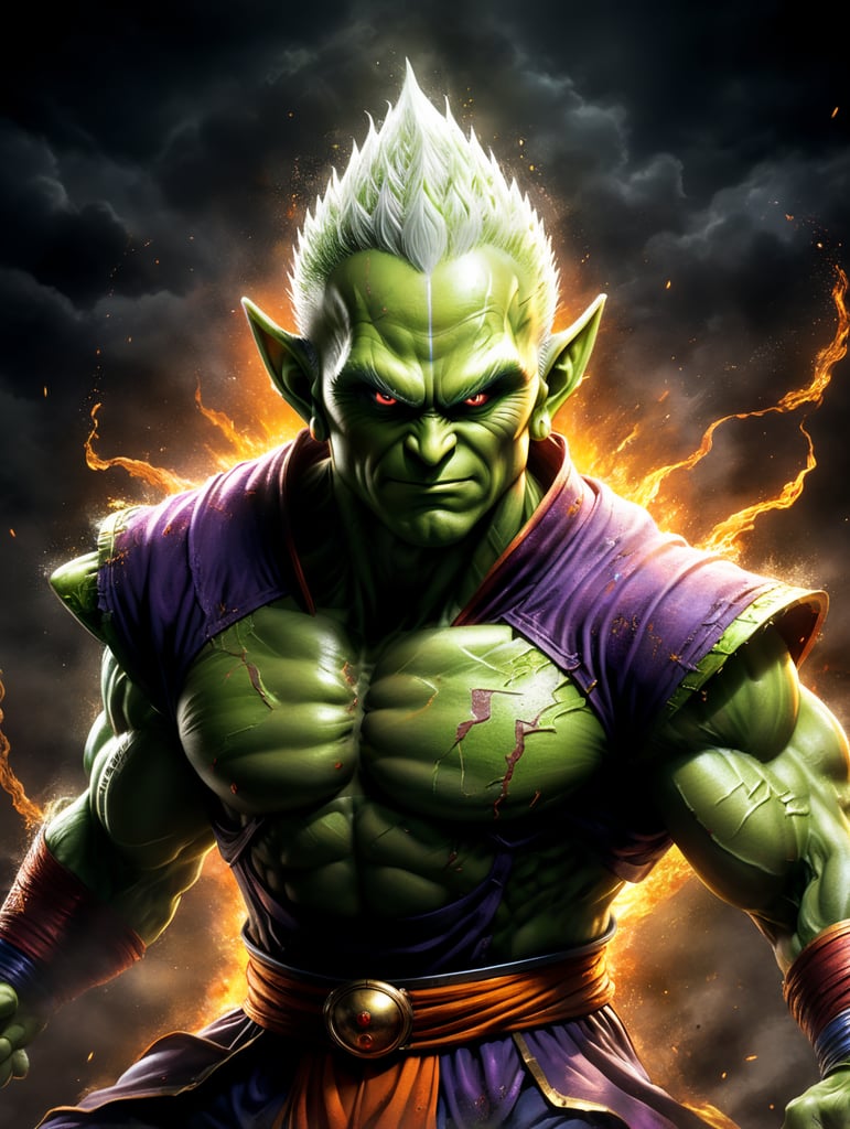 Piccolo character of a dragonball z