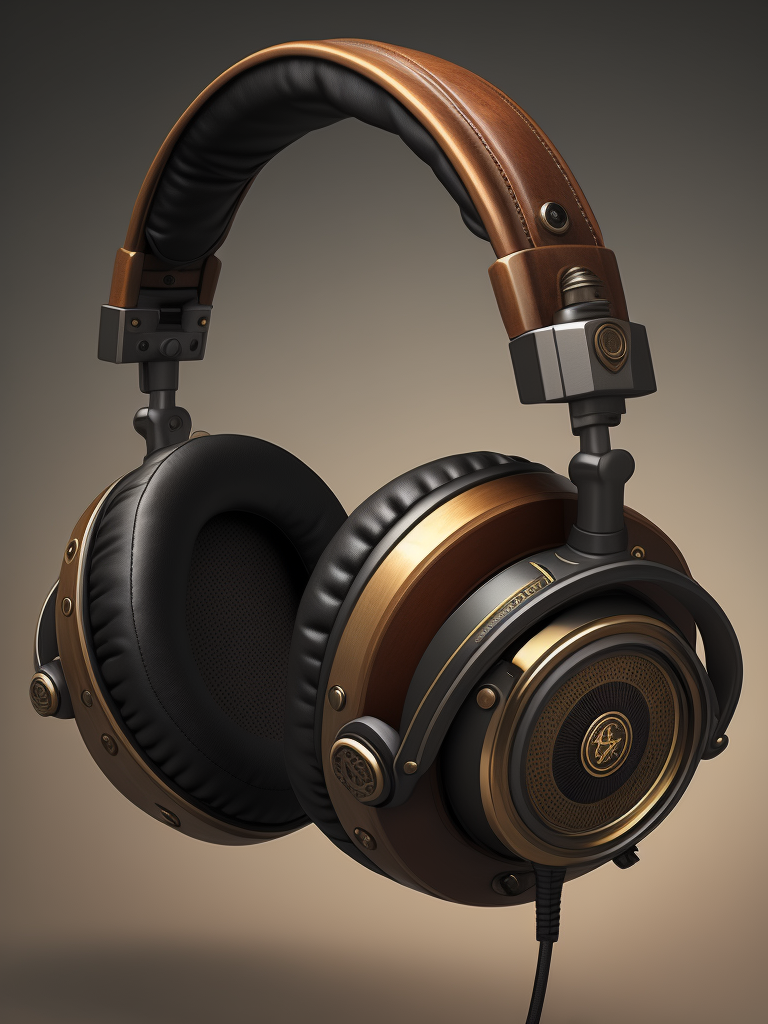 Steampunk headphones