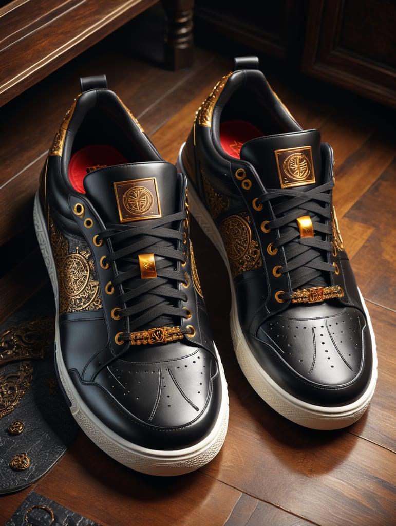 Luxury Sneaker shoe, with logo called divine