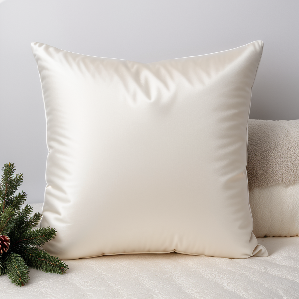 Christmas white kids pillow