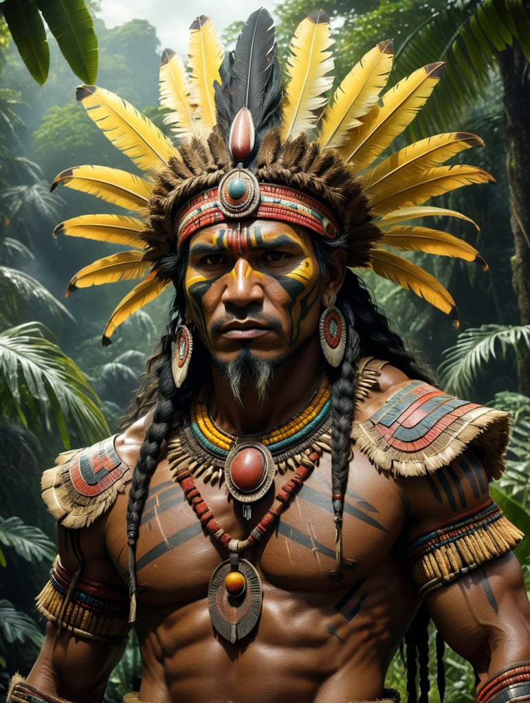 Amerindian americans of tropical regions