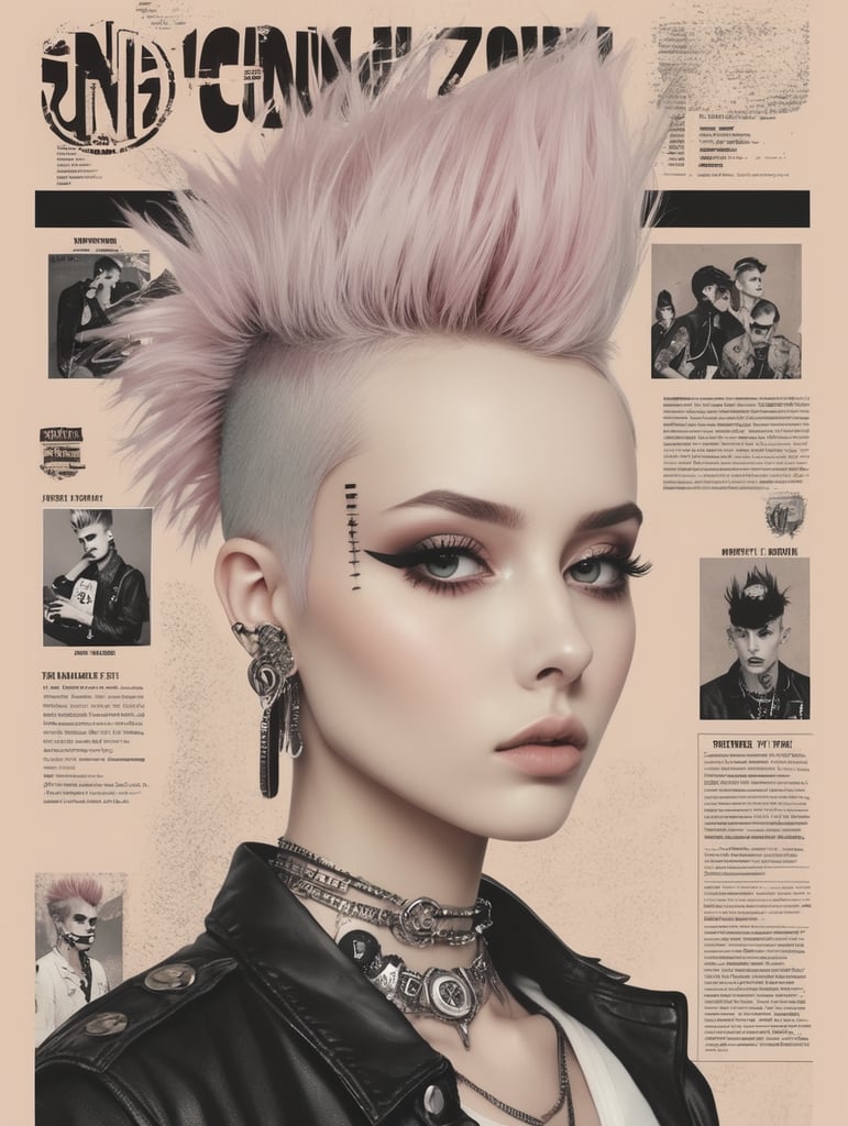 fanzine punk style