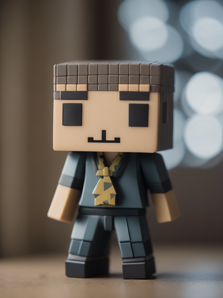 Minecraft funko pop plastic toy