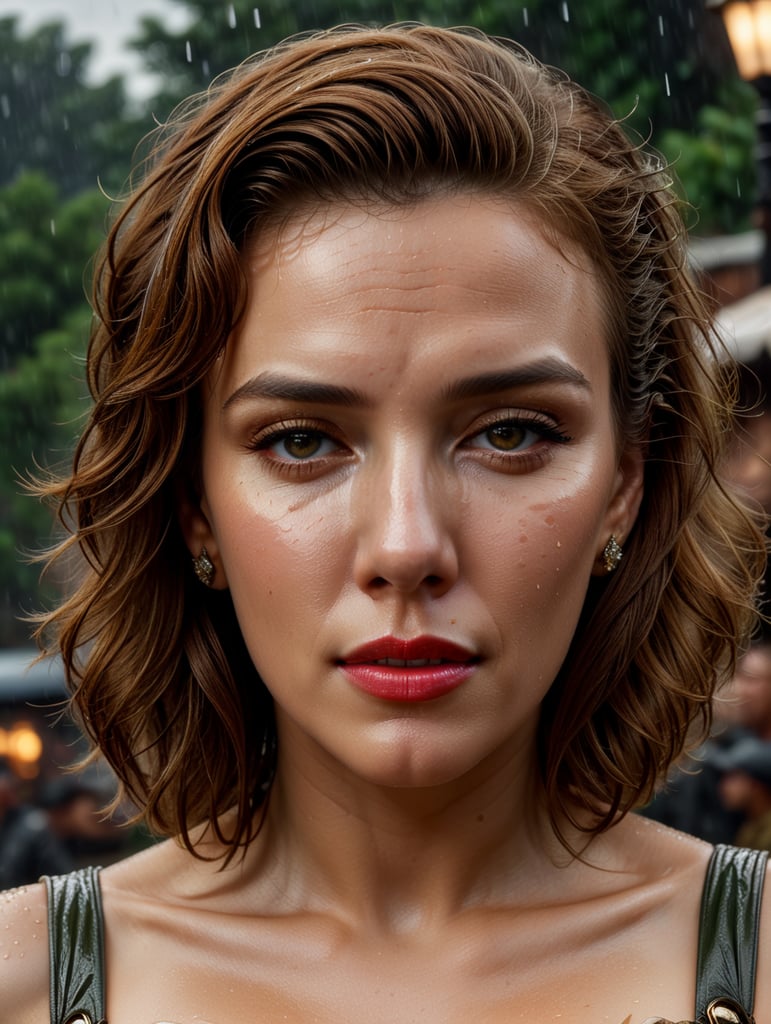 "beautifully demure Marilyn Monroe outside in the rain, pale skin, eyes wide open, shoulder length hair, brown eyes, alluring, revealing, blushing. Intricate details, HDR, beautifully shot, hyperrealistic, sharp focus, 64 megapixels, perfect composition, high contrast, cinematic, atmospheric, mid shot, photorealistic" "head and shoulders portrait, 8k resolution concept art portrait by Greg Rutkowski, Artgerm, WLOP, Alphonse Mucha dynamic lighting hyperdetailed intricately detailed Splash art trending on Artstation triadic colors Unreal Engine 5 volumetric lighting, steampunk engine"