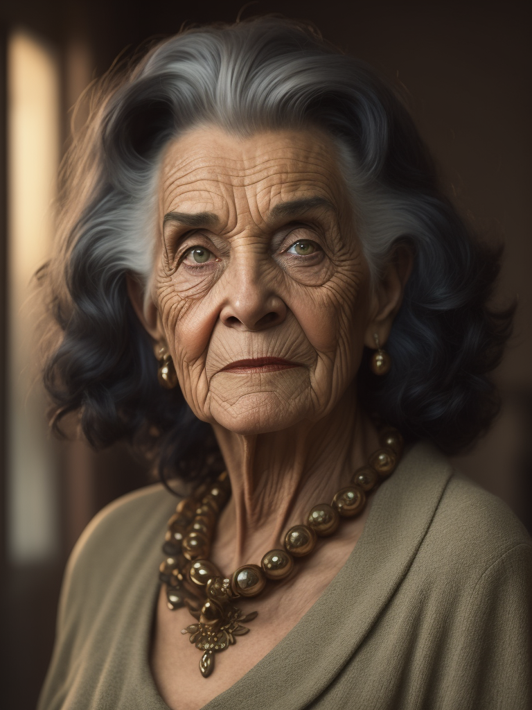 Old women, style of Earle Bergey