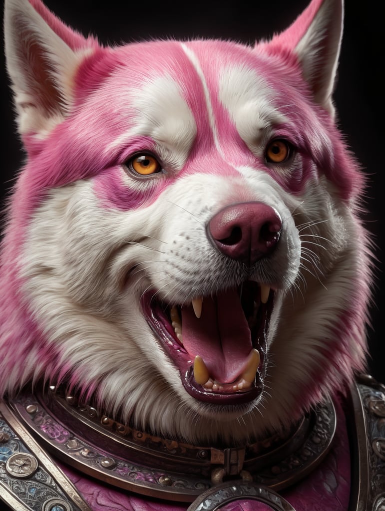 pink husky