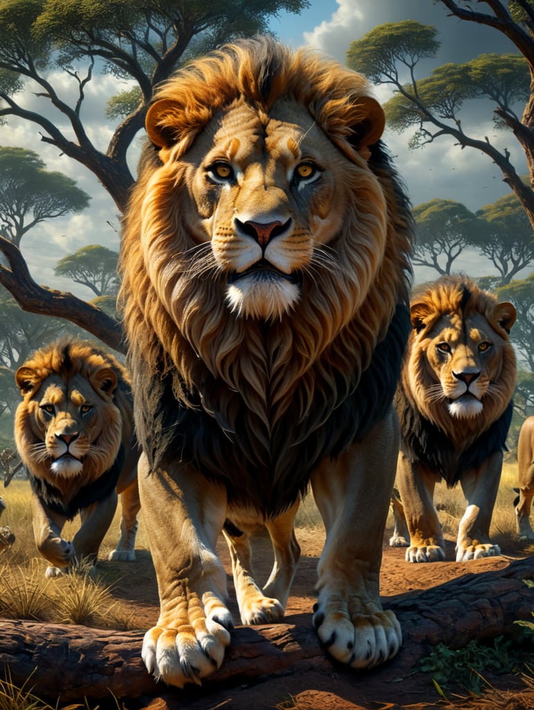 "Lions, the kings of the savanna, have some incredible traits."