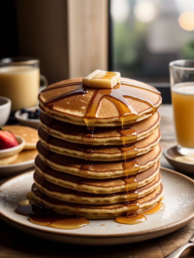 A stack of pancakes on the cover of Vogue