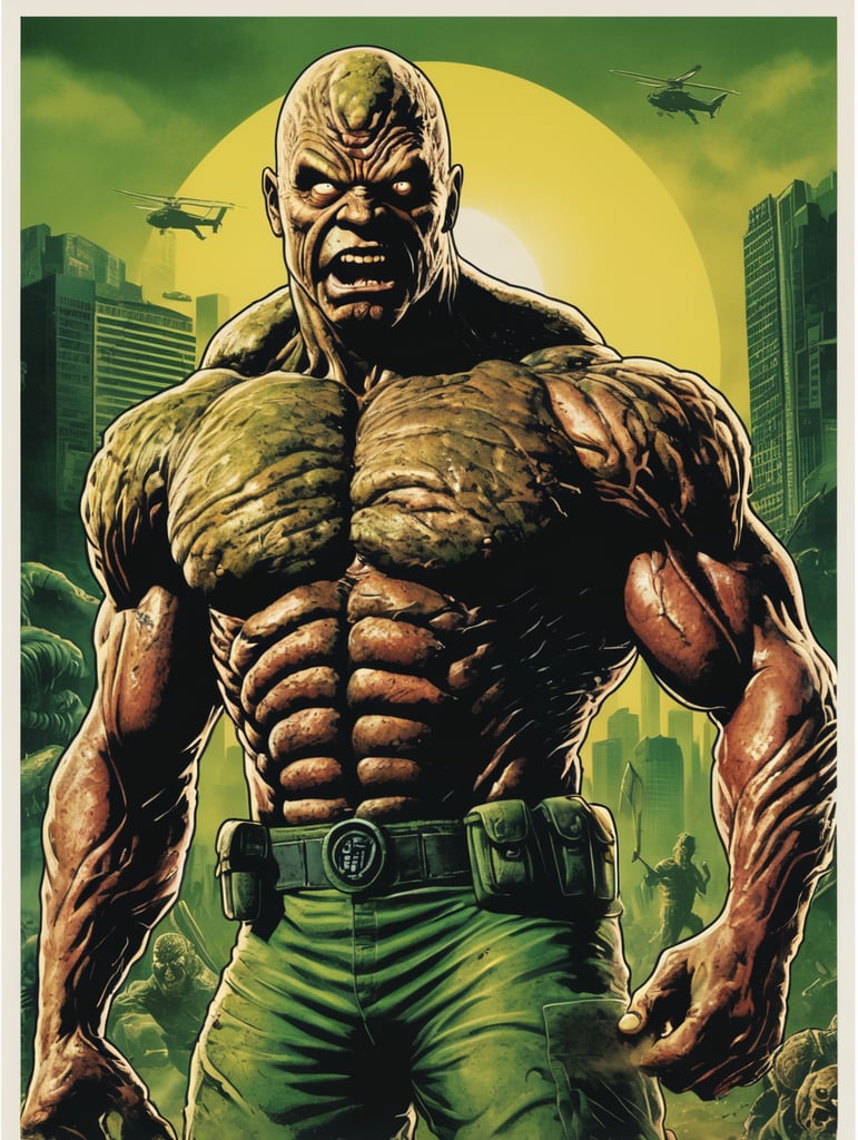 The Toxic Avenger Movie sticker artwork