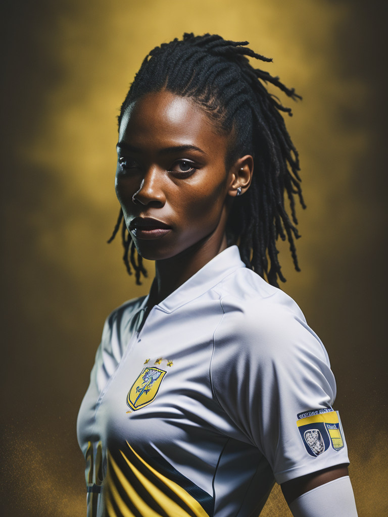 Epic Portrait of a Women Soccer Player, Fifa Women's World Cup, South Africa
