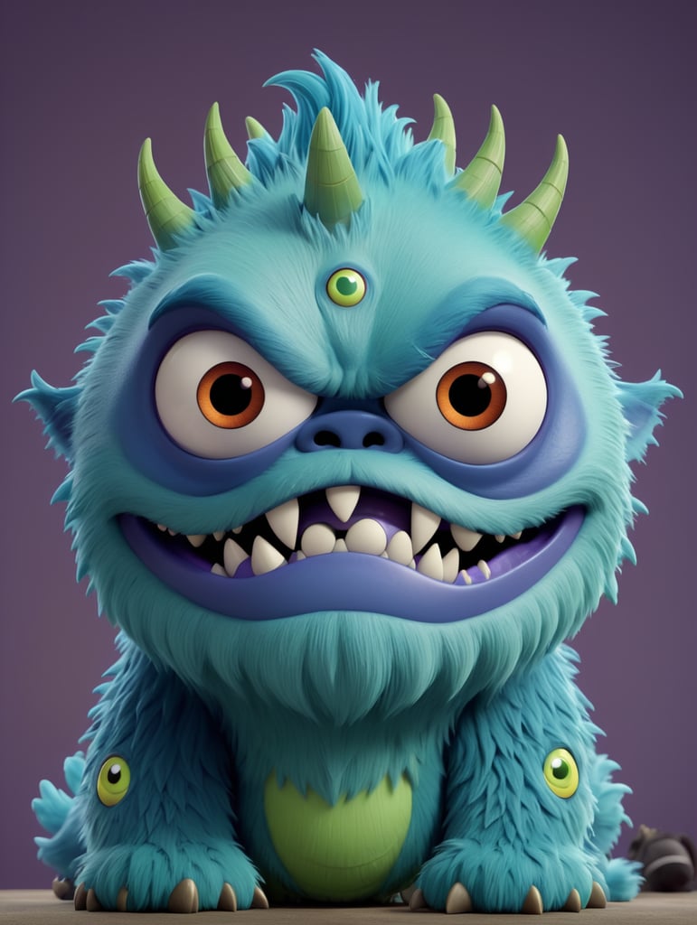 scary cartoon monster