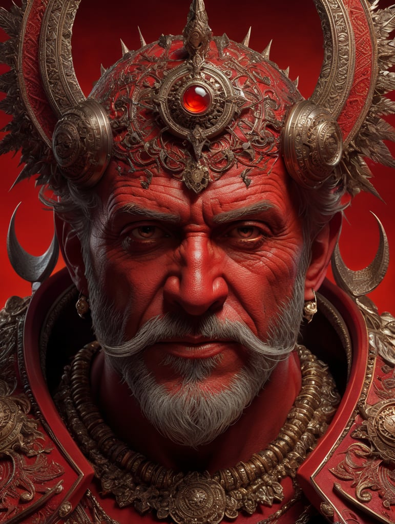 red background, video editor