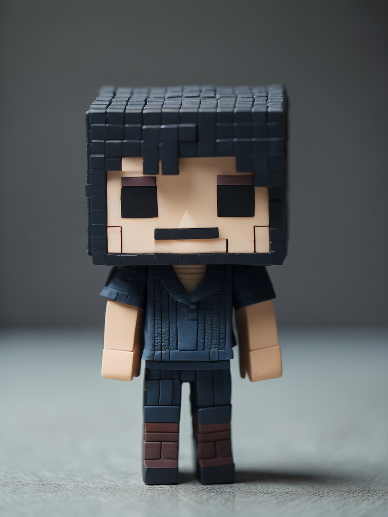 Minecraft funko pop plastic toy