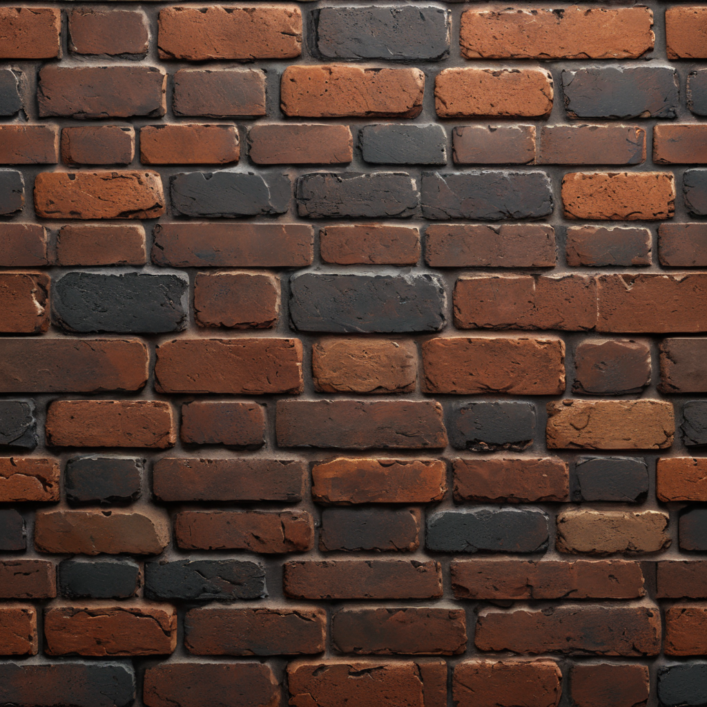 Brown brick texture, seamless