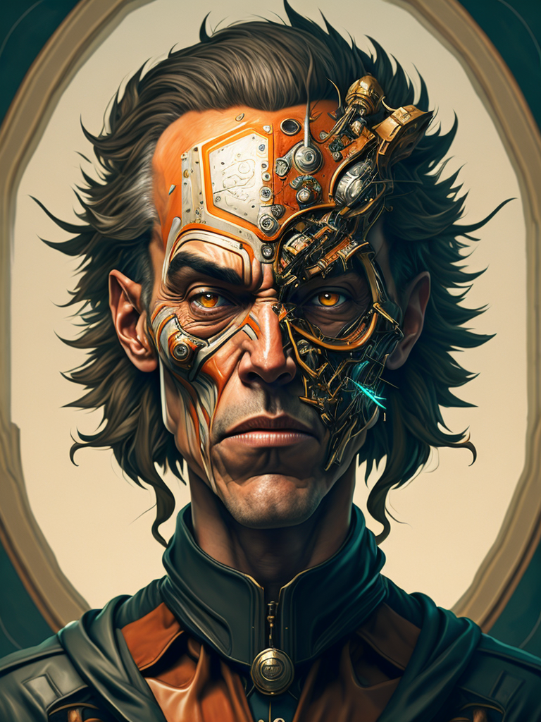 The anatomy of a zoombie head made of junk food, an ultrafine detailed painting by james jean, octopath traveler, behance contest winner, vanitas, angular, altermodern, surreal