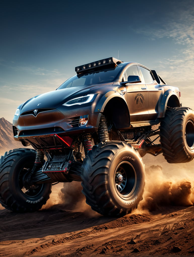 Tesla monster truck