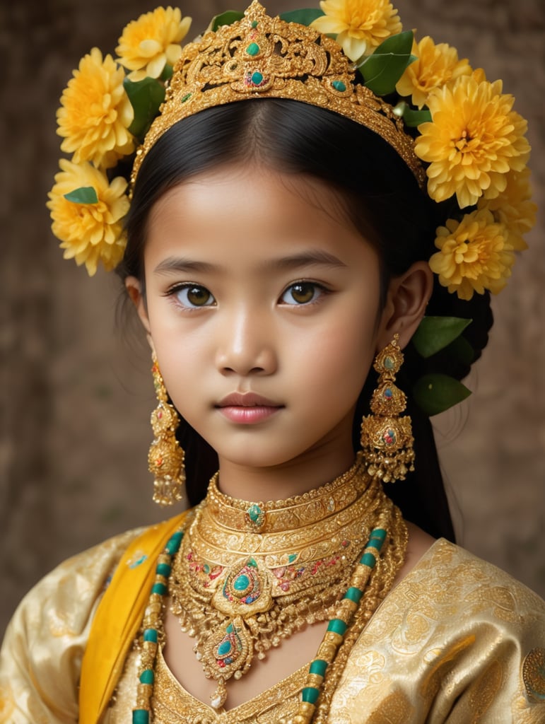 Burmese traditional girl
