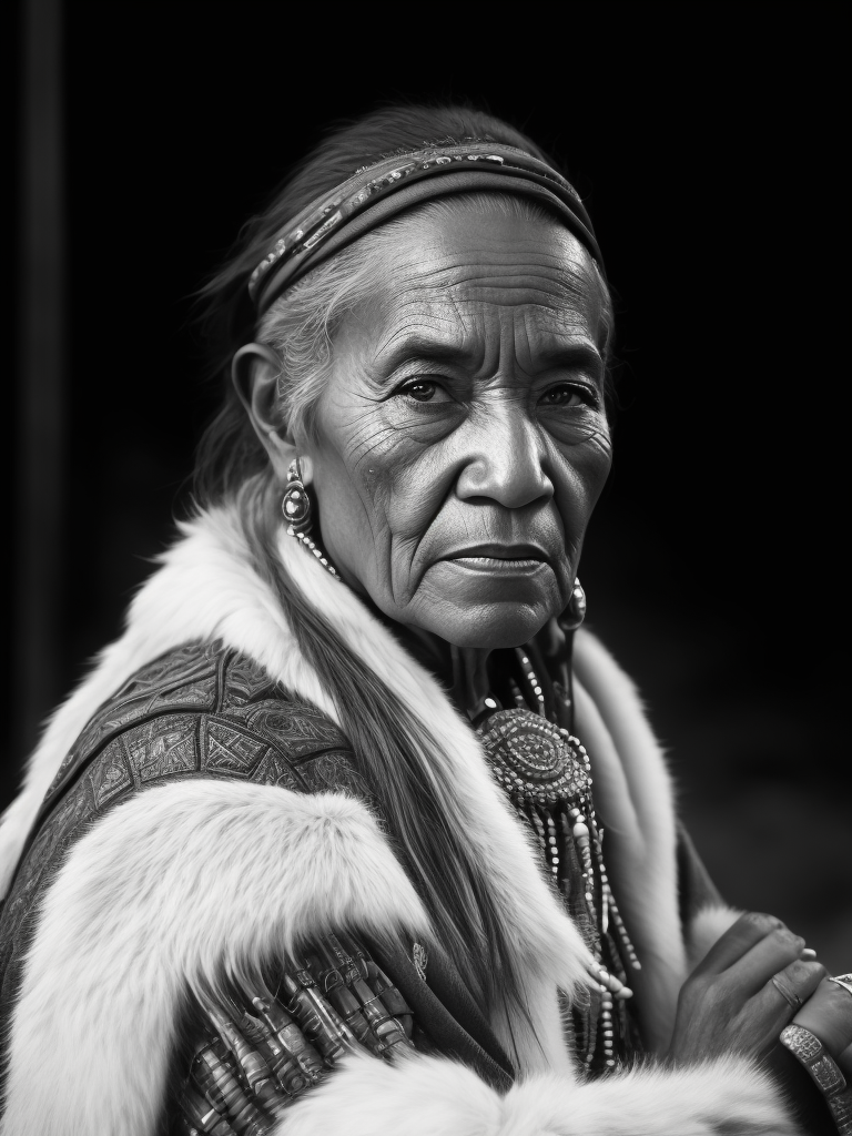 Canada's First Nations people, rare historical photo, black and white photography, a women, redskin, native Americans