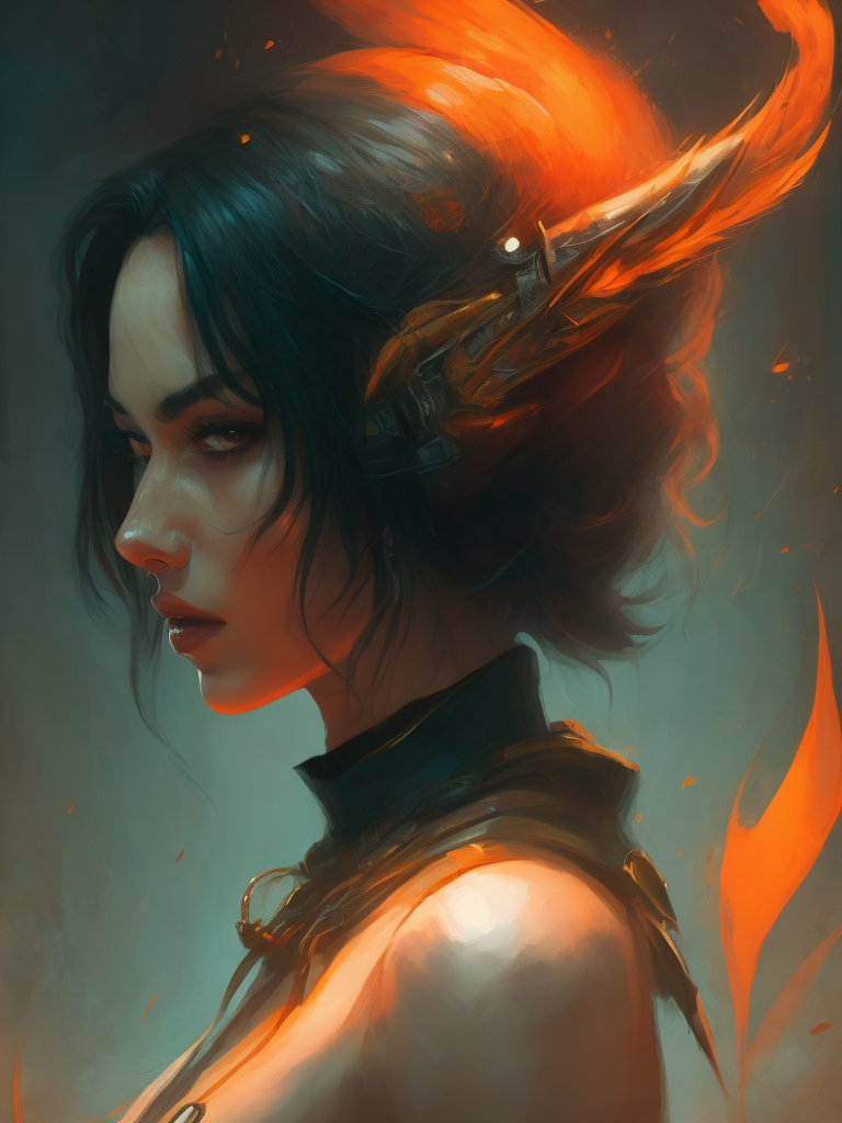 dark fantasy character art