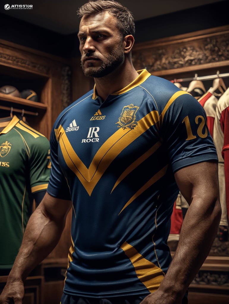 rugby jersey on mannequin