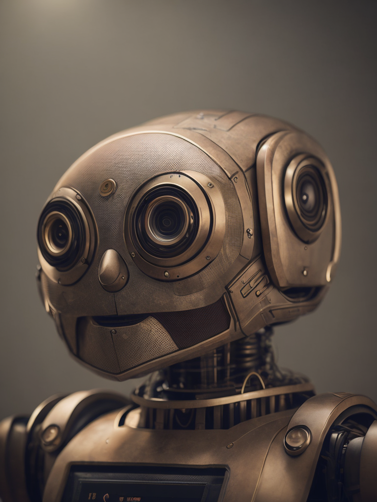 very strange and funny robot