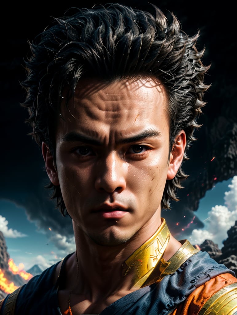 Son Gohan, is Goku's eldest son with Chi-Chi, who first appears at the age of four, Dragon Ball