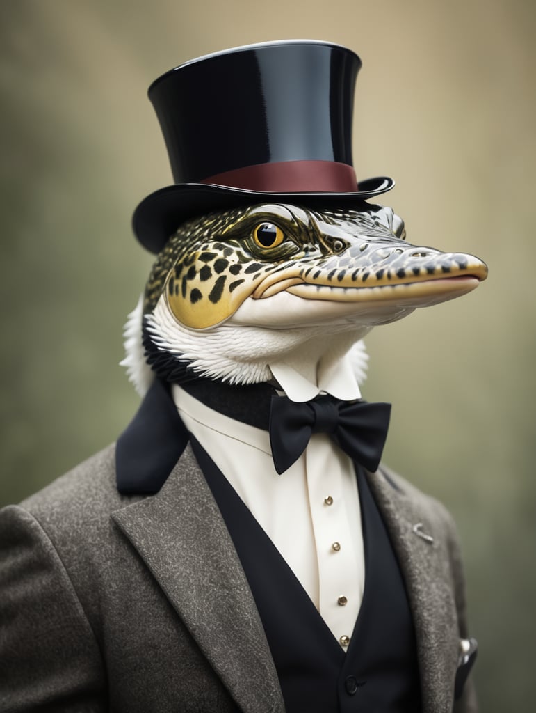 A Pike looking like a distinguished gentleman