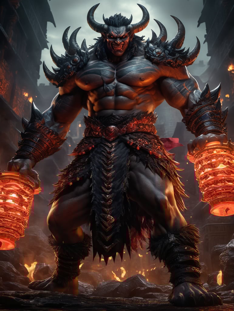 Akaza from Demon slayer