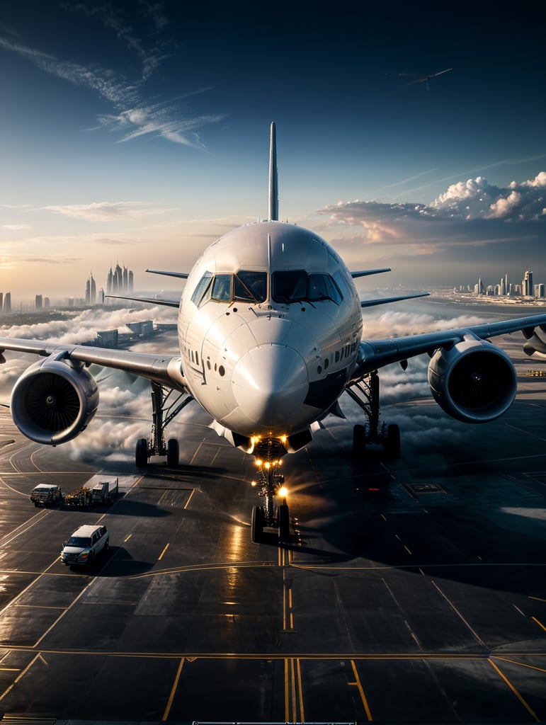 Commercial Pilot License granted to a candidate Location of UAE in background image of airbus 320