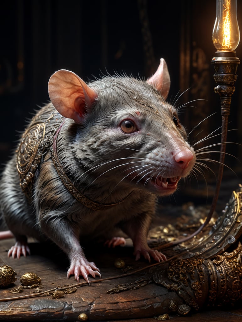 A rat that looks like a rat but it's a nice rat