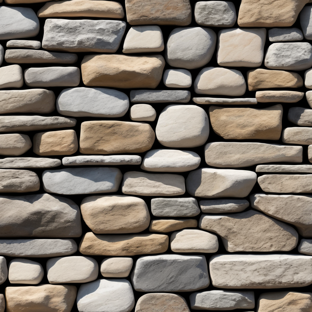 Facade stones texture, natural stone, seamless