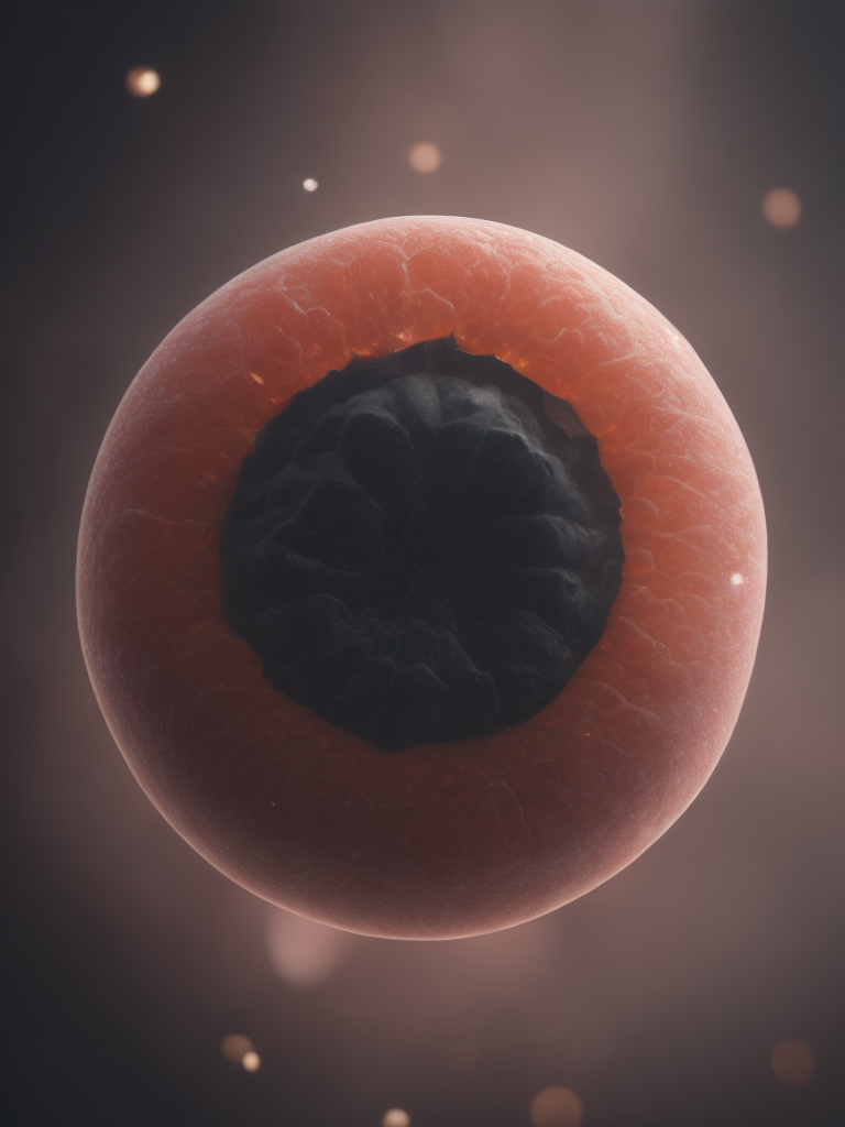 blood cell, organic, under microscope, photorealistic
