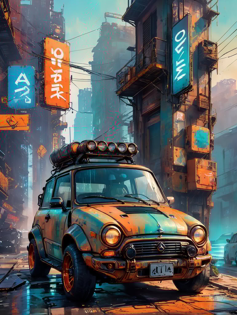 Futuristic Play Station mini Console Portatil Cyberpunk