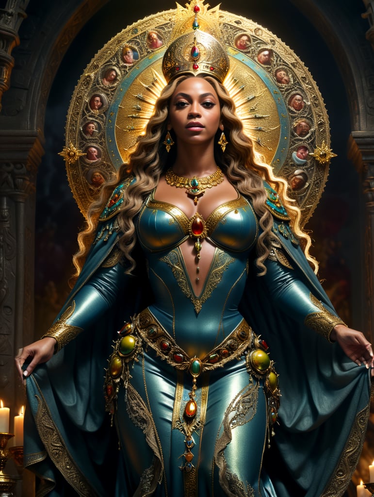 beyonce as the virgin mary