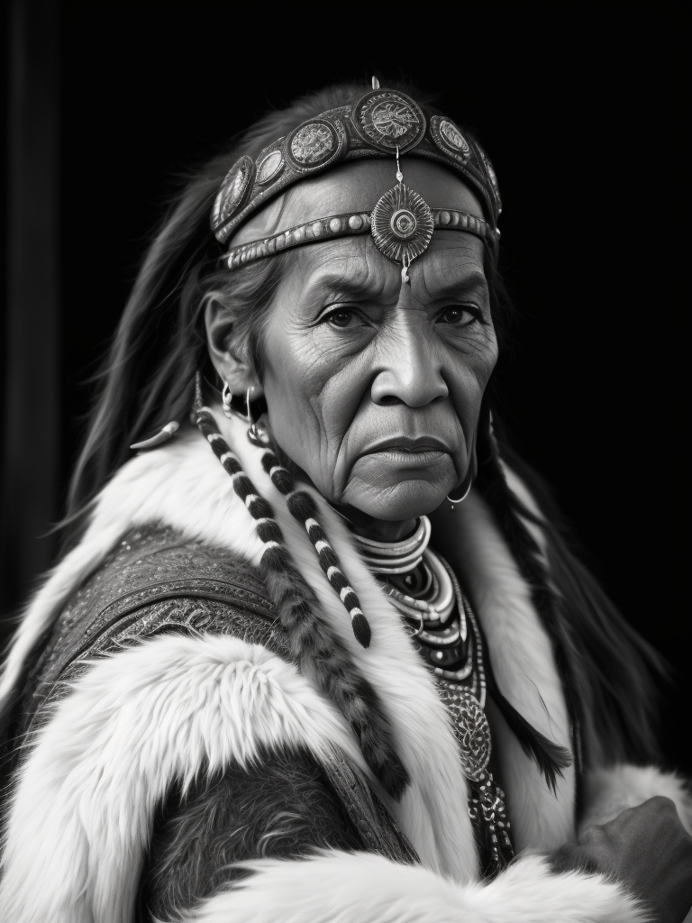 Canada's First Nations people, rare historical photo, black and white photography, a women, redskin, native Americans