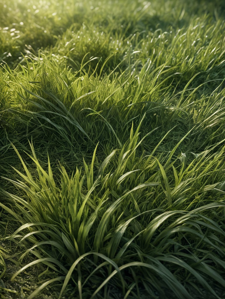 сочная трава на белом фоне