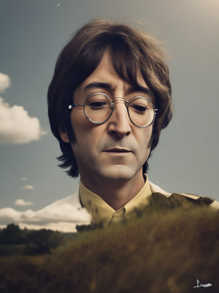 image from the John Lennon song imagine lyric