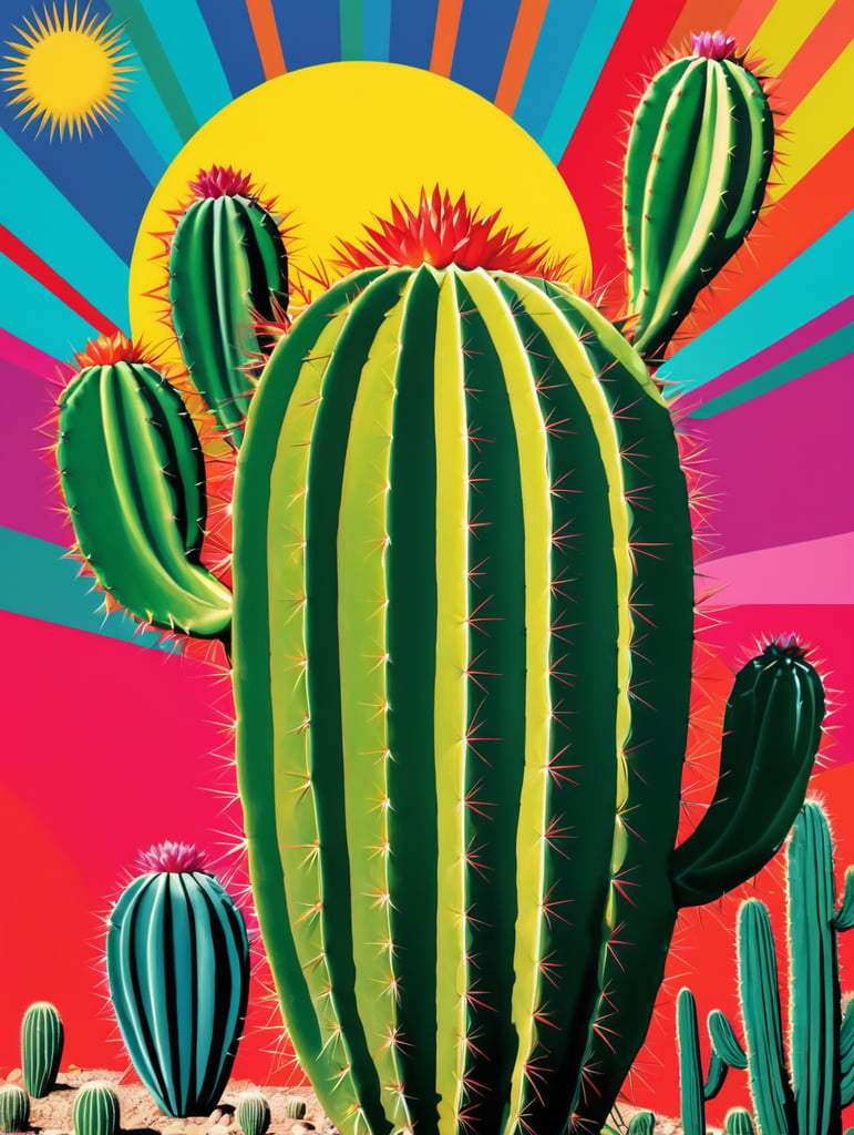 Cactus Pop Art