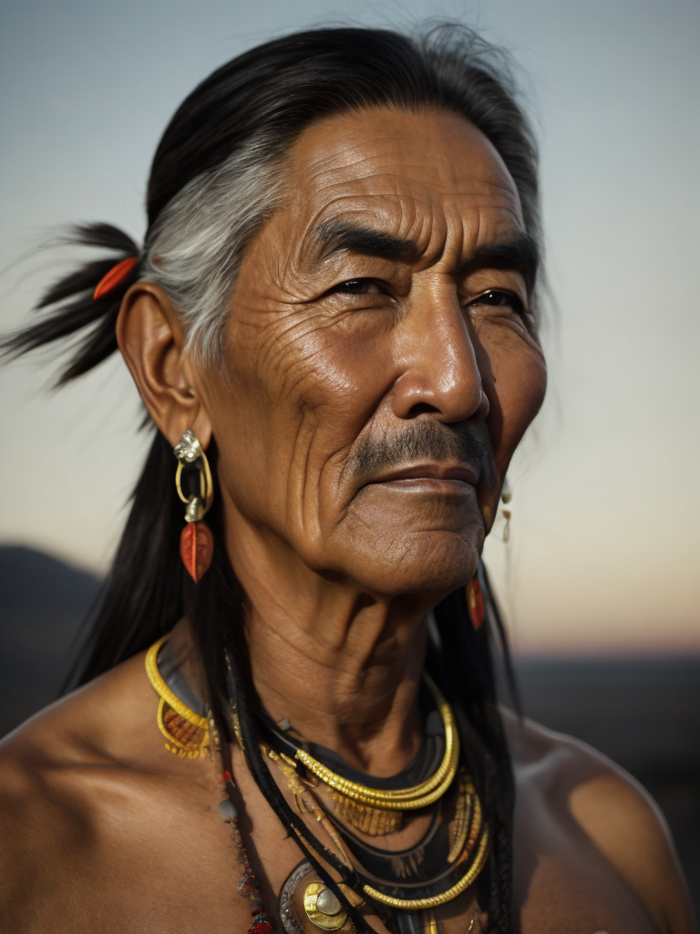 Native American 60 years old