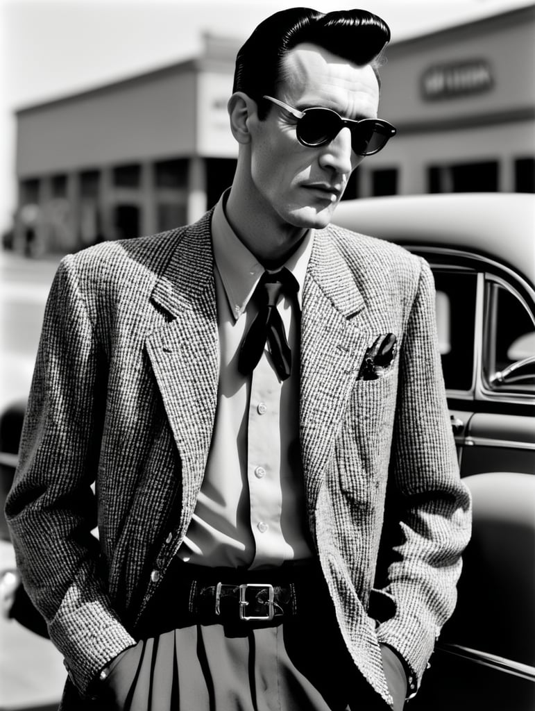 Premium Free ai Images | Rockabilly Chic: Captured Timelessly