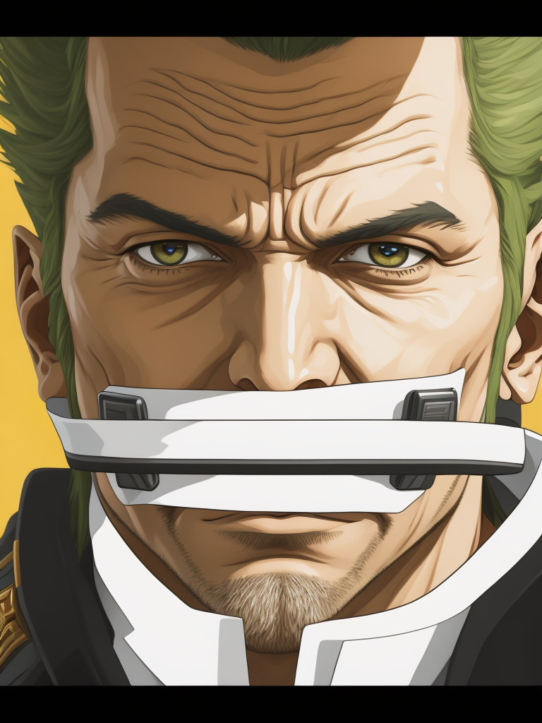 Roronoa Zoro Ukraine flag