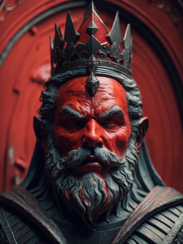 ((red)) marble king in the style of M4rbleSCNEW