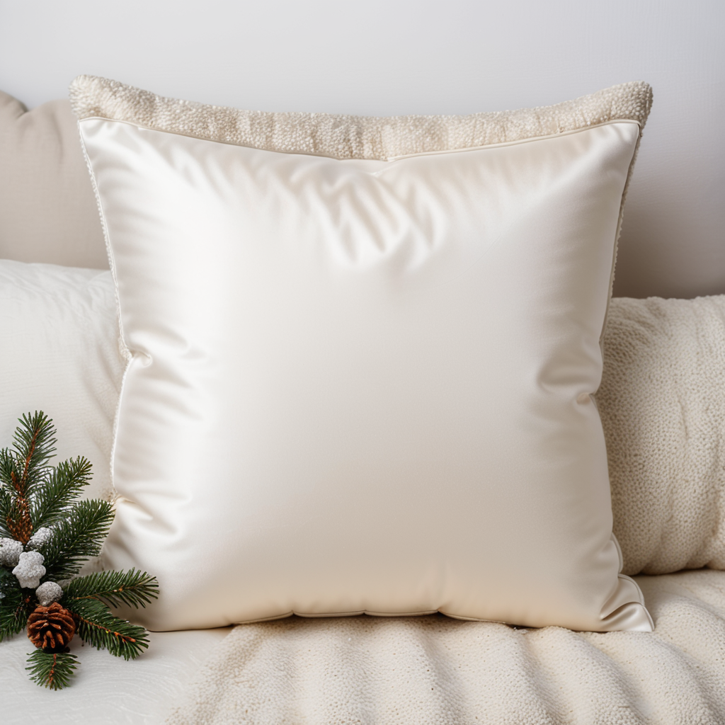 Christmas white kids pillow