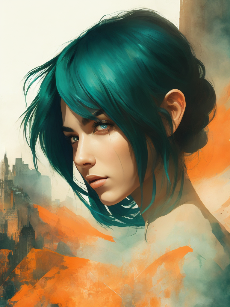 4K image cover for architecture poster, the main image an allegory of nature occupies 1 4 of the image in the center, it must have recognizable elements of the cities of Copenhagen and Bilbao. Hopeful, nice, friendly style. Sunny day