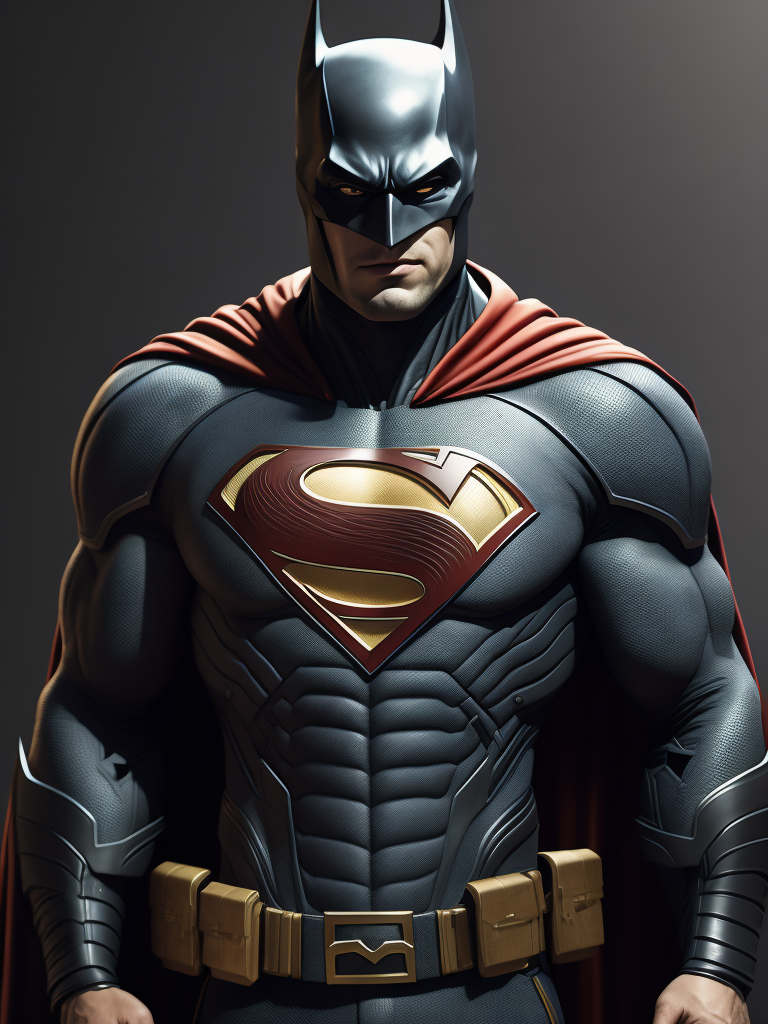 batman with superman suit