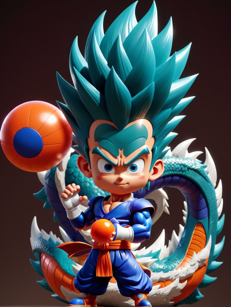 Generate dragon ball characters with powerful forms