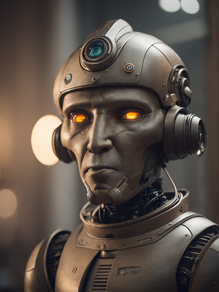 very strange and funny robot