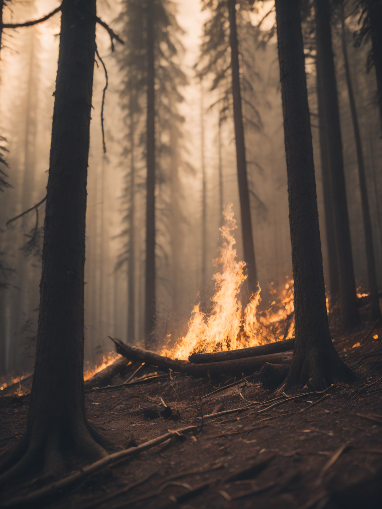 British Columbia Wildfire, Canada, forest fire