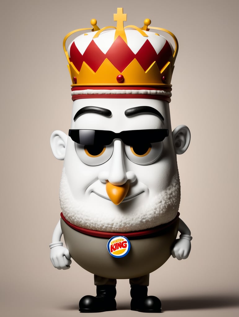 The Burger King mascot.